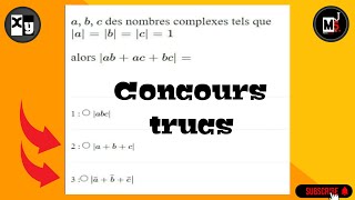 Preparation aux concours des grandes écoles les astuces LA SUITE [upl. by Ynor]