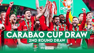 LIVE Carabao Cup Second Round Draw 🏆 [upl. by Ecyla566]