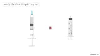 Refacto AF FuseNGo  Klargjøring av ferdigfylt sprøyte [upl. by Eirlav]