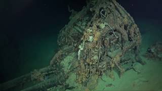 Wreckage From WWII Japanese Battleship Hiei Discovered by RV Petrel [upl. by Jahncke]