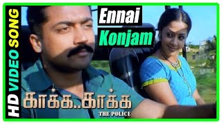 Kaaka Kaaka movie scenes  Ennai Konjam Matri Song  Suriya rejects Jyothikas love proposal [upl. by Yelats653]