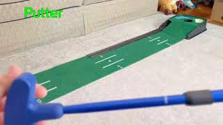 Yamato Retractable Golf Putter Display amp Tutorial by Netflix Kids [upl. by Retnyw]