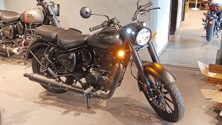 New Royal Enfield Classic 350 Dark Stealth Black 2024 Hidden Features Price Mileage Detailed Review [upl. by Valley942]