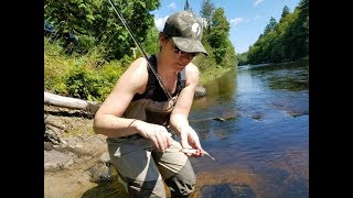 Adirondack Fly Fishing with Guide Ken Kalil [upl. by Rhpotsirhc]