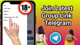 How To Add Telegram Group Links  How To Join Latest Telegram Group Full Guide [upl. by Llorrad]