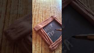 DIY clay keychain diy art craft howto clay clayart claycraft keychain shorts [upl. by Hgielrebma]