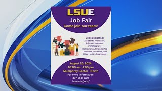 LSUE hosting Job Fair Today [upl. by Colette953]