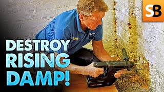 Easy DIY Solution to Treat Rising Damp in Walls [upl. by Enilesoj]