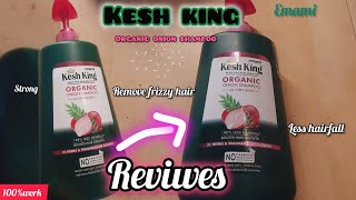 Kesh King organic onion shampoo Reviews Boost hairgrowth amp less hairfall hairgrowthtips [upl. by Anawyt475]