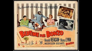 BEDTIME FOR BONZO 1951 Theatrical Trailer  Ronald Reagan Diana Lynn Walter Slezak [upl. by Agemo]