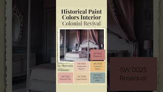 Historical Paint Colors by Sherwin Williams  Exterior amp Interior Collection [upl. by Mitch]