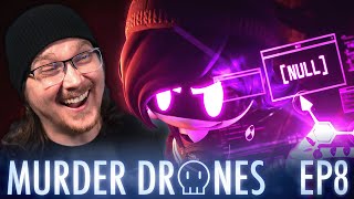 MURDER DRONES EPISODE 8 REACTION  Absolute End  Series Finale  FIRST TIME WATCHING  GLITCH [upl. by Kirsch]