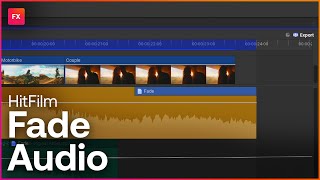 How to fade audio in HitFilm  Audio Techniques [upl. by Flss304]