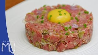 STEAK TARTAR  Receta tradicional [upl. by Pavyer634]