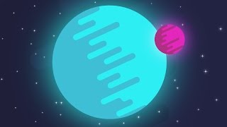 Tutorial Link Flat Style Vector Planet in Illustrator [upl. by Niffirg]