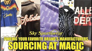 Find Your Favorite Streetwear Manufacturer at Sourcing at Magic  Las Vegas Fashion Tradeshow Week [upl. by Vasti]