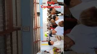 Receiving Holy Communion Triumph of the Cross Feast Rizal Escalante City 050324 [upl. by Stanway]