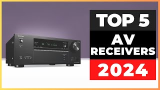 Best AV Receivers 2024 watch before you buy [upl. by Eletnahs845]