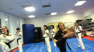 Master Shims Black Belt Academy  Tae Kwon Dance [upl. by Atilrahc]