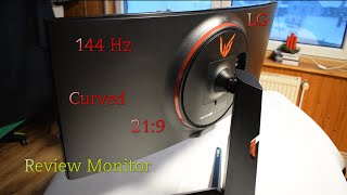 Review LG UltraGear™ 34GN850B  219 Curved GamingMonitor [upl. by Neyr]