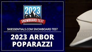 2023 Arbor Poparazzi Camber and Rocker  SkiEssentialscom Snowboard Test [upl. by Retsevel]