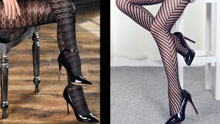 Eye catching design of stockings Patterned tights 2023 [upl. by Madid]