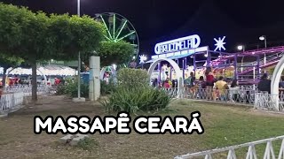 Cidade de MASSAPÊ CEARÁ  Noite da cidade em novembro de 2024 Parque Estrela [upl. by Viviyan]