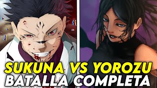 ⚡YOROZU VS SUKUNA  SUKUNA HUNDE A MEGUMI  BATALLA COMPLETA  JUJUTSU KAISEN [upl. by Yrtnahc]