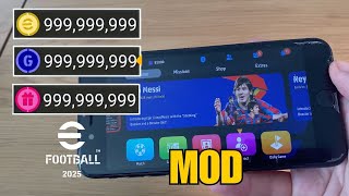 eFootball PES 2025 MOD APK iOS Gameplay Unlimited Coins and Gp [upl. by Shanks153]