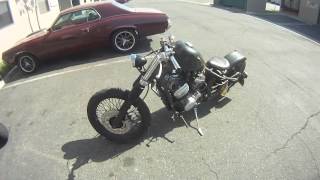 Honda Shadow Bobber Build 2004 VT600  TJ Brutal Customs [upl. by Malachy536]