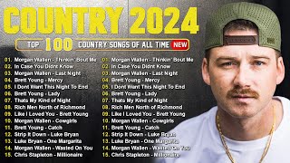 Country Songs 2024  Morgan Wallen Luke Combs Luke Bryan Chris Stapleton Brett Young Kane Brown [upl. by Onaimad]