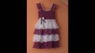 vestidos a crochet para niña de 3 años Parte 1 de 4 [upl. by Burkitt908]