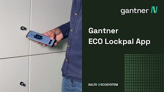 GANTNER ECO LockPal App  Operate batterypowered locks easy with smartphone app [upl. by Schaefer]