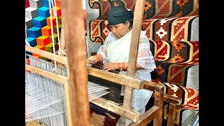 Traditional Weaving in Otavalo Ecuador with TravelArt  September 2024 [upl. by Kalbli]