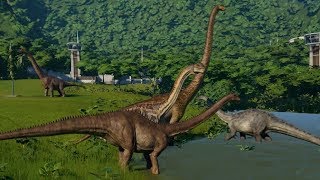 Jurassic World Evolution  All Biggest Dinosaurs 1080p 60FPS [upl. by Lashonda]