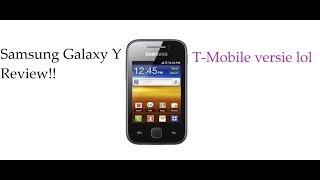 Samsung Galaxy Y Review [upl. by Danialah83]