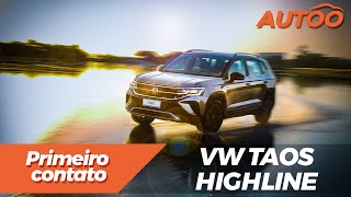 Avaliamos o VW TAOS SUV chega como um forte rival para Jeep Compass e Toyota Corolla Cross [upl. by Ttekcirc]