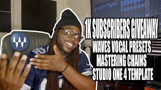 FREE WAVES PLUGINS VOCAL amp MASTERING PRESETS FOR LOGIC PRO 1048 [upl. by Emarej]