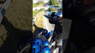 First Time Rider Crashes Motorcycle On First Ride  KidSwifty [upl. by Yahc]