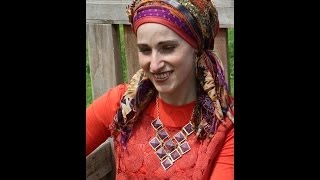 Rivka Malka Jungle Sari Scarf Tichel Tutorial Wrapunzel [upl. by Jacques]