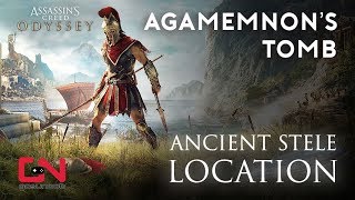 Assassins Creed Odyssey  Agamemnons Tomb  Ancient Stele Location [upl. by Ranna]