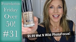 Foundation Friday Over 50 Wet N Wild PhotoFocus 31 [upl. by Ocirrej687]