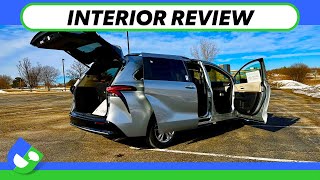 INTERIOR REVIEW  2023 Sienna Platinum by Toyota [upl. by Aileno345]