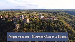 Aveyron vu du ciel  Vallée du Lot  Saut de la Mounine [upl. by Brinson]