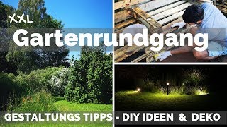 Garten Deko DIY  Gartengestaltung Tipps Ideen  Gartenbeleuchtung  Gartenmöbel  Garten gestalten [upl. by Ettevy]