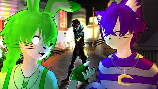 CatNap e Hoppy FORAM PERSEGUIDOS no Smiling Critters ANIME VR [upl. by Meier]