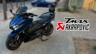 Tmax 530 dx akrapovic  test rapide mon nouveau Tmax ✌🏼 [upl. by Alenoel548]