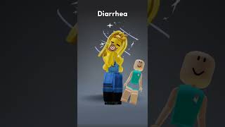 Diarrhea 😘 roblox fypシ robloxshorts viral capcut funny [upl. by Enyamrahc]