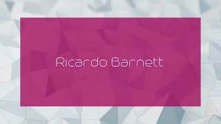 Ricardo Barnett  appearance [upl. by Saloma]