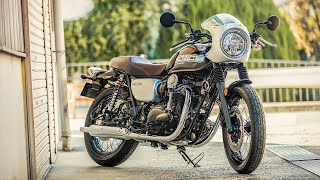 2019 Kawasaki W800 Café Review  MC Commute [upl. by Nagaem728]